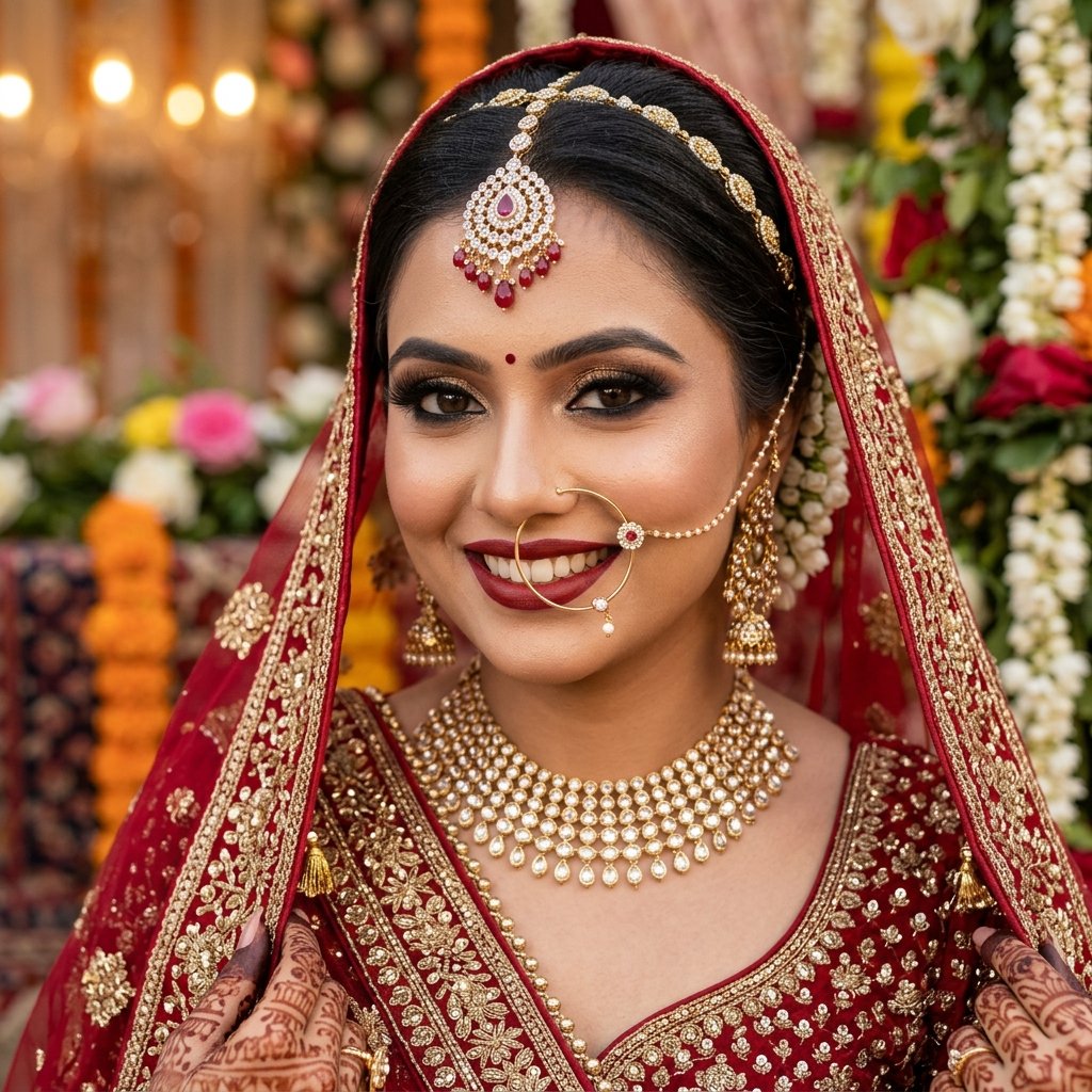 Indian Bride After Bridal HD Glamour Transformation